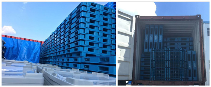 heavy duty reversable cheap nestable perforated large plastic pallet price