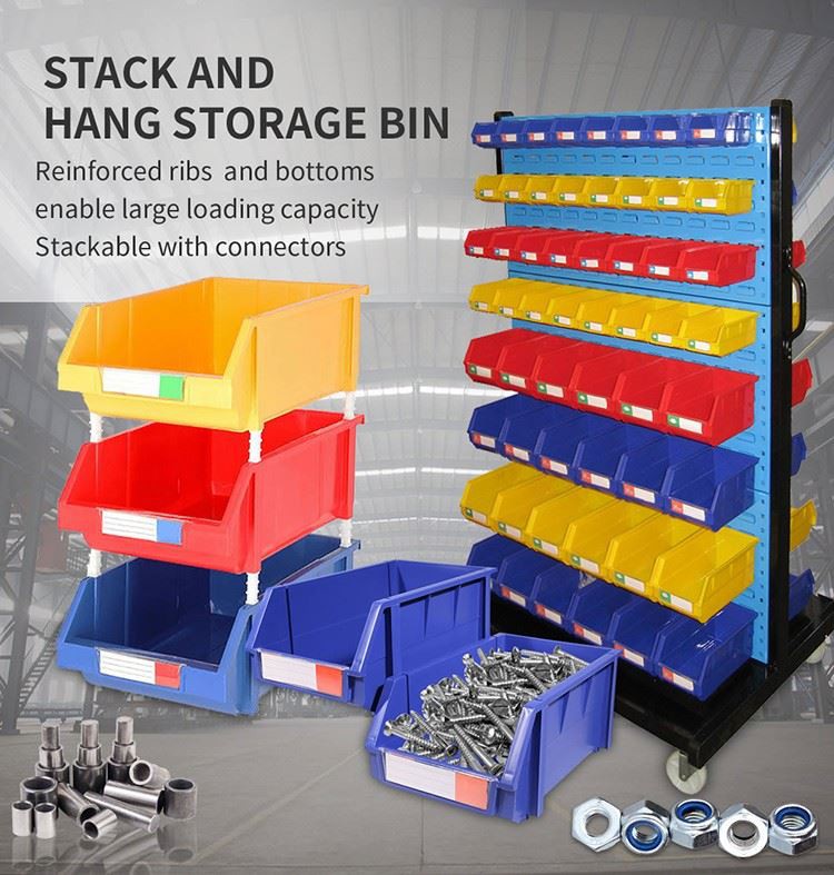 plastic pegbaord bins
