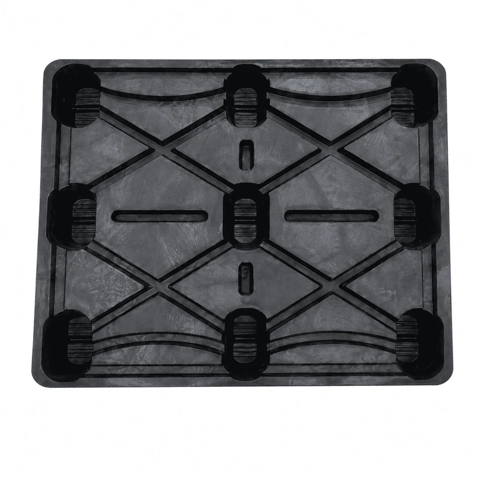 Pallet nhựa đúc nén 1100x1100 để xử lý vật liệu số lượng lớn